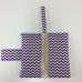 Nappy Wallet - Chevron - Purple Nappy Wallet - Chevron - Purple